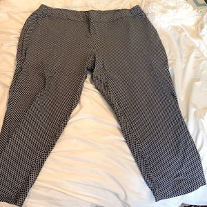 Cynthia Rowley Brand 22W black/white pants